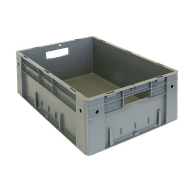 Euro-Stapelkasten 210 x 400 x 600, grau, PP