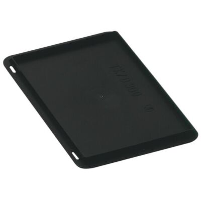 Auflagedeckel 300 x 400 mm, schwarz, PP