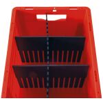 Trennkamm 80 x 1150 mm (H x B), anthrazit, PP