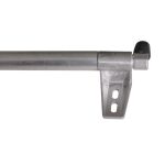 Halter mit Endanschlag und Gummistopper, links