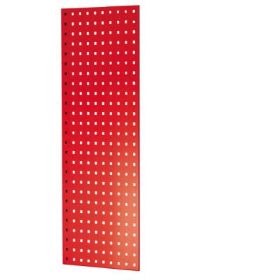 Lochplatten-Seitenblende, 1.000 x 400 mm (H x T), für MULTIplus Fachbodenregale Stecksystem, RAL 3000 feuerrot