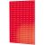 Lochplatten-Seitenblende, 1.000 x 800 mm (H x T), für MULTIplus Fachbodenregale Stecksystem, RAL 3000 feuerrot