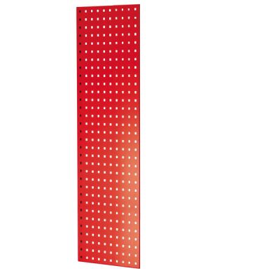 Lochplatten-Seitenblende, 1.250 x 400 mm (H x T), für MULTIplus Fachbodenregale Stecksystem, RAL 3000 feuerrot