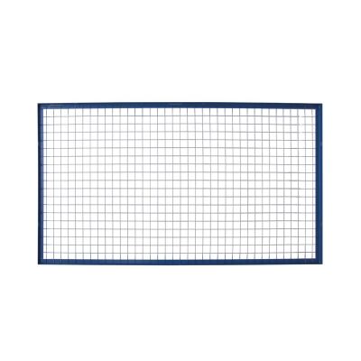 Palettenregal-Drahtgitter-Rückwand für S610-M18/S610-M18-U, 1000 x 2225 mm (H x B), blau/verzinkt, 50 x 50 mm Maschenweite