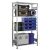 GR, Steckregal MULTIplus150-Set, 2000 x 1000 x 600 mm, 4 Fachböden, Kreuzstrebe, verzinkt