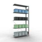 Anbauregal, Fachbodenregal Stecksystem MULTIplus85, 2000...