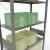 Grundregal, Fachbodenregal Stecksystem MULTIplus85, 3000 x 1000 x 500 mm (HxBxT), 7 Fachböden, Kreuzstrebe, verzinkt
