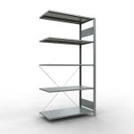 Anbauregal, Fachbodenregal Stecksystem MULTIplus85, 2000...