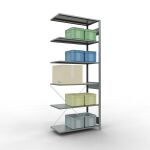 Anbauregal, Fachbodenregal Stecksystem MULTIplus85, 2500...