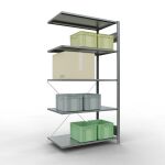 Anbauregal, Fachbodenregal Stecksystem MULTIplus85, 2000...