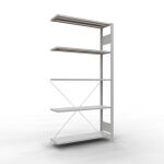 Anbauregal, Fachbodenregal Stecksystem MULTIplus85, 2000...