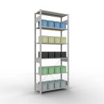 Grundregal, Fachbodenregal Stecksystem MULTIplus85, 2500...