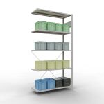 Anbauregal, Fachbodenregal Stecksystem MULTIplus85, 2000...