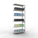 Anbauregal, Fachbodenregal Stecksystem MULTIplus85, 2500...