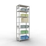 Grundregal, Fachbodenregal Stecksystem MULTIplus85, 3000...