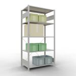 Grundregal, Fachbodenregal Stecksystem MULTIplus85, 2000...