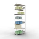 Anbauregal, Fachbodenregal Stecksystem MULTIplus85, 3000...