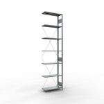 Anbauregal, Fachbodenregal Stecksystem MULTIplus150, 3000...