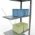 Anbauregal, Fachbodenregal Stecksystem MULTIplus150, 2000 x 750 x 400 mm (HxBxT), 5 Fachböden, Kreuzstrebe, verzinkt
