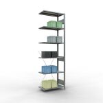 Anbauregal, Fachbodenregal Stecksystem MULTIplus150, 2500...