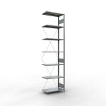Anbauregal, Fachbodenregal Stecksystem MULTIplus150, 3000...
