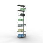 Anbauregal, Fachbodenregal Stecksystem MULTIplus150, 3000...