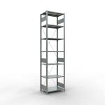 Grundregal, Fachbodenregal Stecksystem MULTIplus150, 3000...