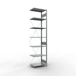 Anbauregal, Fachbodenregal Stecksystem MULTIplus150, 3000...