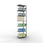 Anbauregal, Fachbodenregal Stecksystem MULTIplus150, 3000...