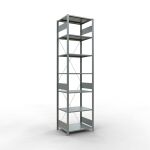 Grundregal, Fachbodenregal Stecksystem MULTIplus150, 3000...