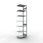 Anbauregal, Fachbodenregal Stecksystem MULTIplus150, 3000...