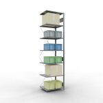 Anbauregal, Fachbodenregal Stecksystem MULTIplus150, 3000...