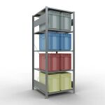 Grundregal, Fachbodenregal Stecksystem MULTIplus150, 2000...