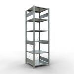 Grundregal, Fachbodenregal Stecksystem MULTIplus150, 2500...