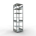 Grundregal, Fachbodenregal Stecksystem MULTIplus150, 3000...