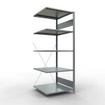 Anbauregal, Fachbodenregal Stecksystem MULTIplus150, 2000...
