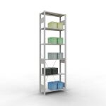 Grundregal, Fachbodenregal Stecksystem MULTIplus150, 2500...