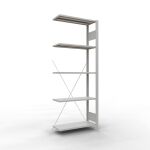 Anbauregal, Fachbodenregal Stecksystem MULTIplus150, 2000...