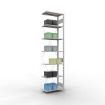 Anbauregal, Fachbodenregal Stecksystem MULTIplus150, 3000...