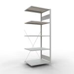 Anbauregal, Fachbodenregal Stecksystem MULTIplus150, 2000...