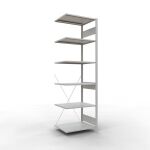 Anbauregal, Fachbodenregal Stecksystem MULTIplus150, 2500...