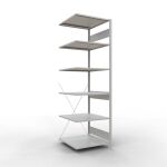 Anbauregal, Fachbodenregal Stecksystem MULTIplus150, 2500...