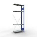 Anbauregal, Fachbodenregal Stecksystem MULTIplus150, 2000...