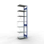 Anbauregal, Fachbodenregal Stecksystem MULTIplus150, 3000...