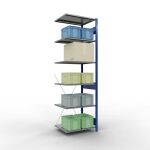 Anbauregal, Fachbodenregal Stecksystem MULTIplus150, 2500...