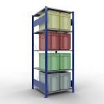 Grundregal, Fachbodenregal Stecksystem MULTIplus150, 2000...