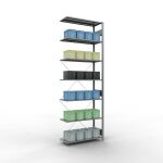 Anbauregal, Fachbodenregal Stecksystem MULTIplus150, 3000...
