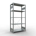 Grundregal, Fachbodenregal Stecksystem MULTIplus150, 2000...