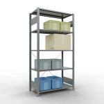 Grundregal, Fachbodenregal Stecksystem MULTIplus150, 2000...