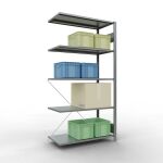 Anbauregal, Fachbodenregal Stecksystem MULTIplus150, 2000...